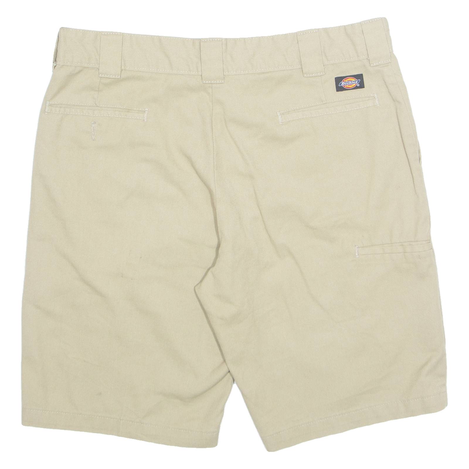 DICKIES Mens Workwear Shorts Beige L W36