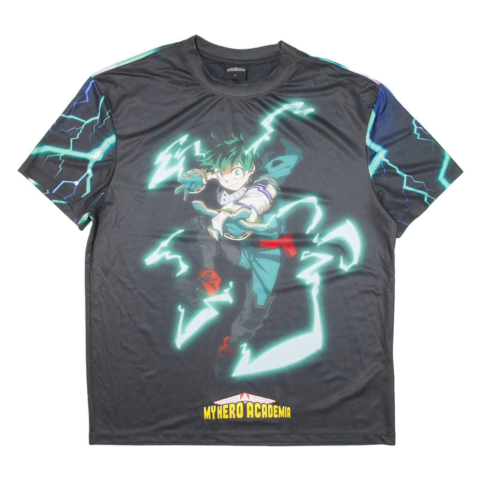 MY HERO ACADEMY Mens T-Shirt Black L
