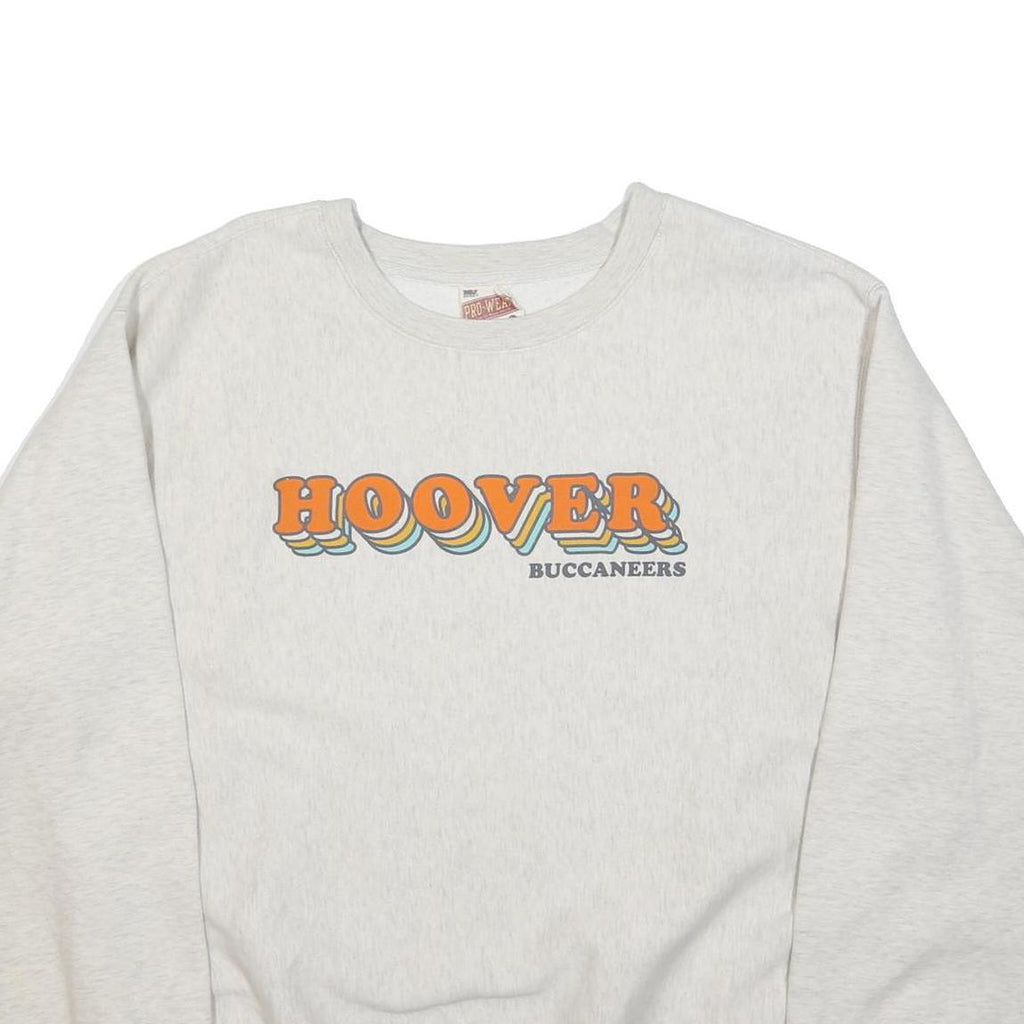 MV SPORT Mens White Hoover Buccaneers Crew Neck 2XL Cotton Blend Sweatshirt