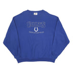 LOGO ATHLETIC Mens Blue Indianapolis Colts Crew Neck 2XL Cotton Blend Sweatshirt