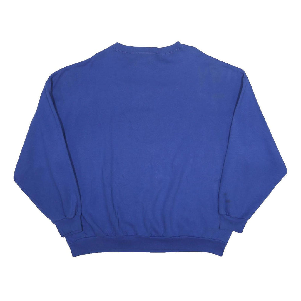 LOGO ATHLETIC Mens Blue Indianapolis Colts Crew Neck 2XL Cotton Blend Sweatshirt