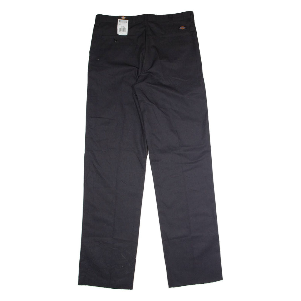 DICKIES Workwear Mens Trousers Black Regular Straight W38 L39