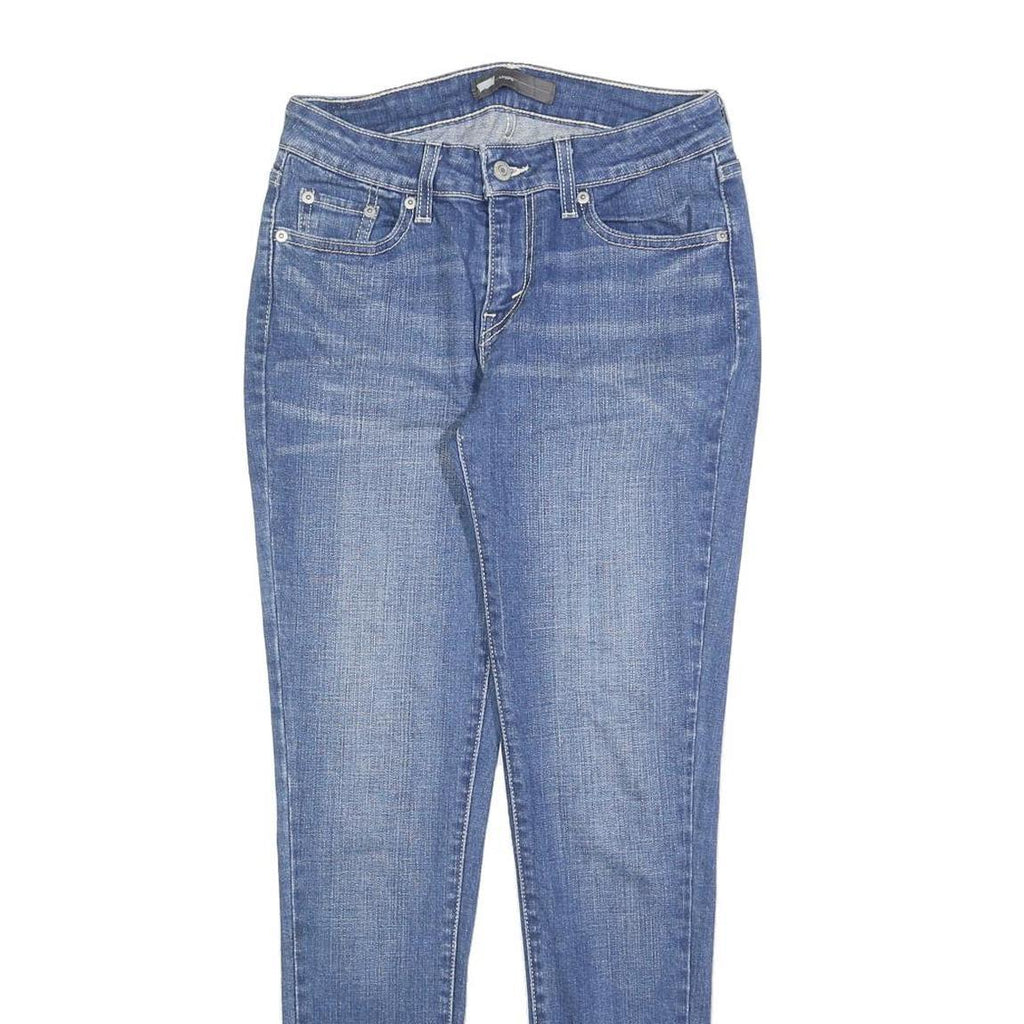 LEVI'S Womens Jeans Blue Slim Skinny Denim Medium W28 L30 Classic Zip