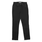 LEVI'S Classic Mid Rise Skinny Womens Jeans Black Slim Skinny Denim W28 L30
