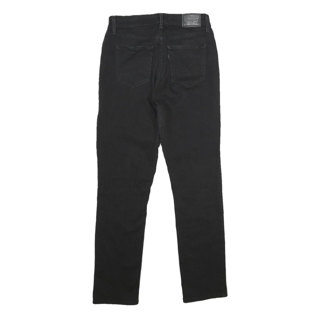 LEVI'S Classic Mid Rise Skinny Womens Jeans Black Slim Skinny Denim W28 L30