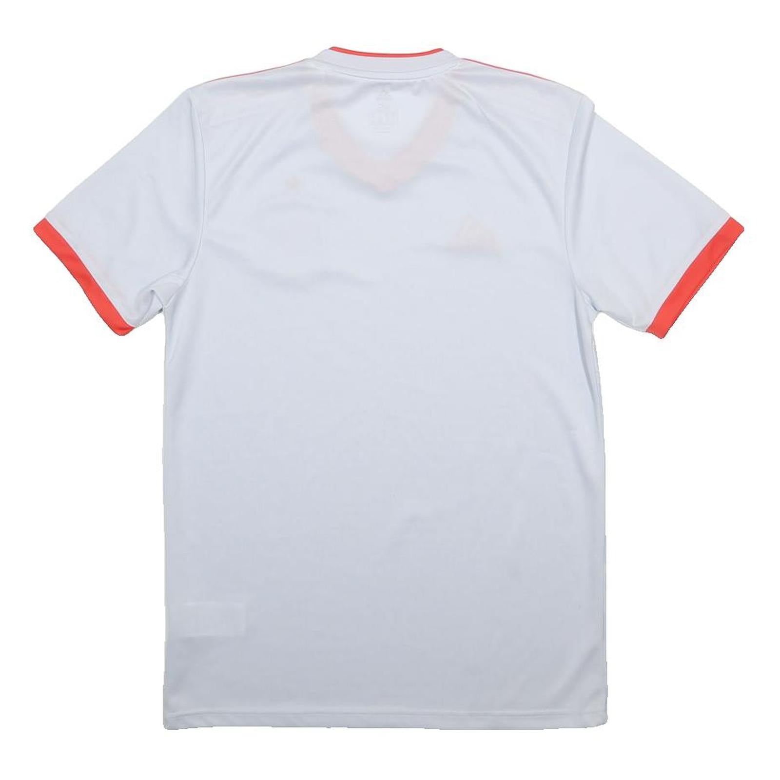 ADIDAS Spain 2018 Away Mens White & Red Football Shirt XS Short Sleeve V-Neck