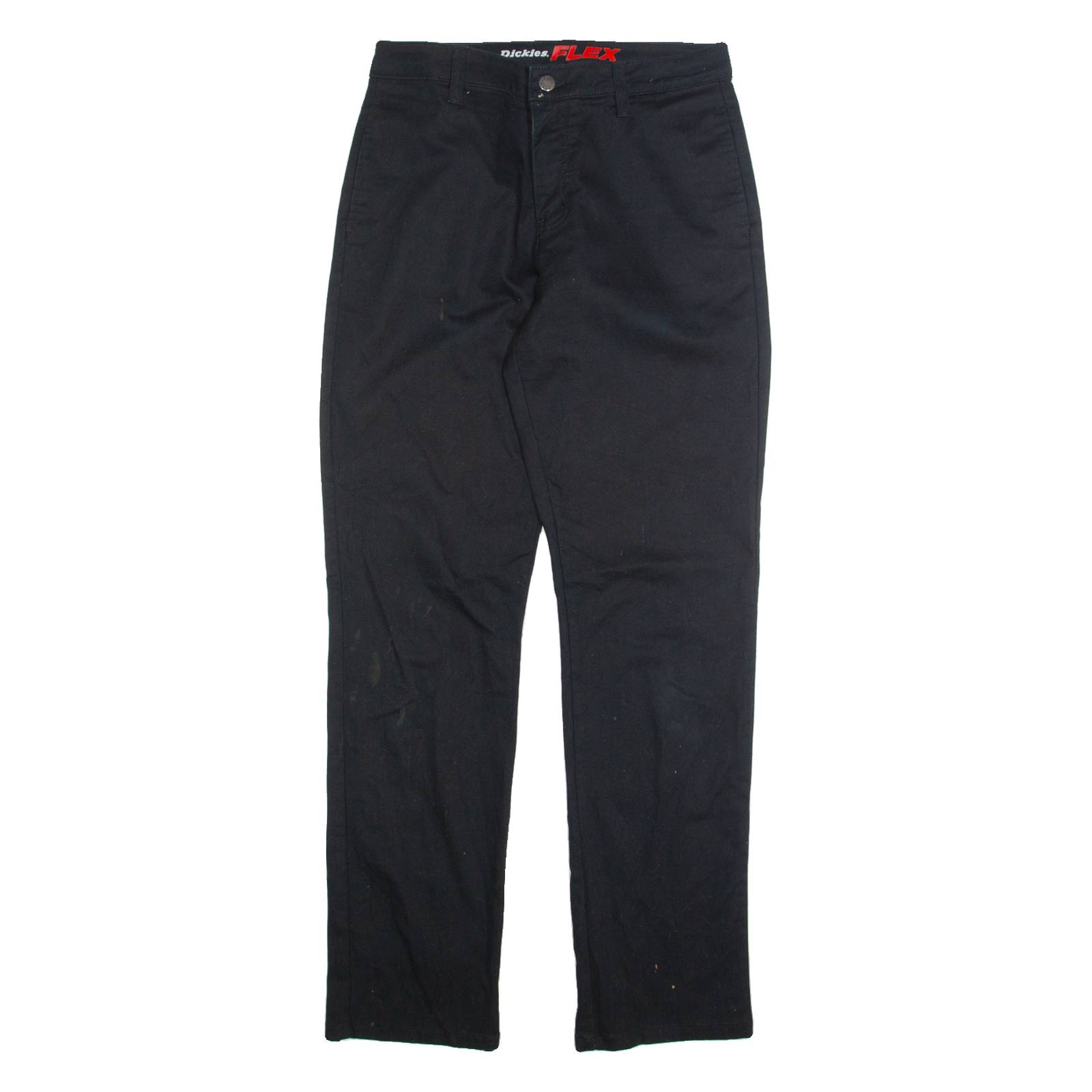 DICKIES Chino Mens Trousers Black Regular Straight W30 L30