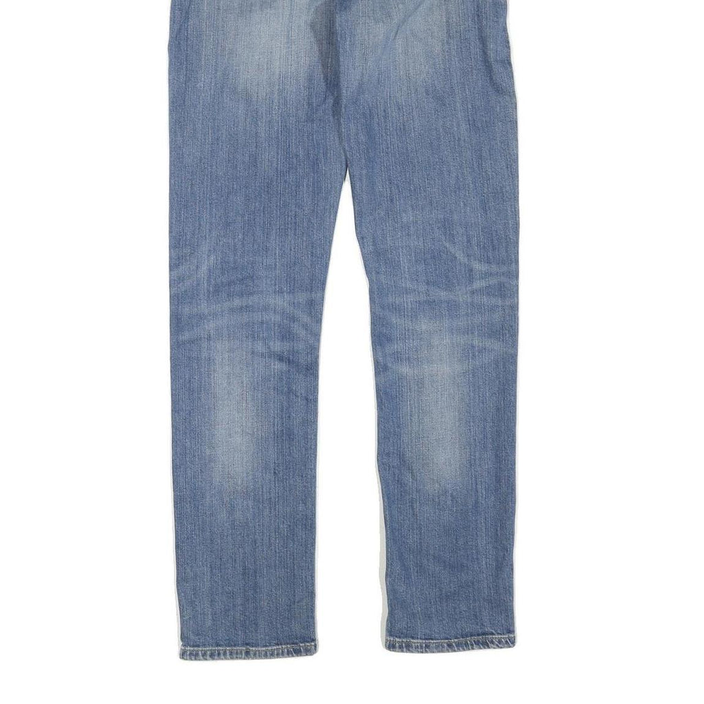 CARHARTT Womens Regular Fit Blue Denim Jeans Cotton Blend W31 L32 Classic Zip