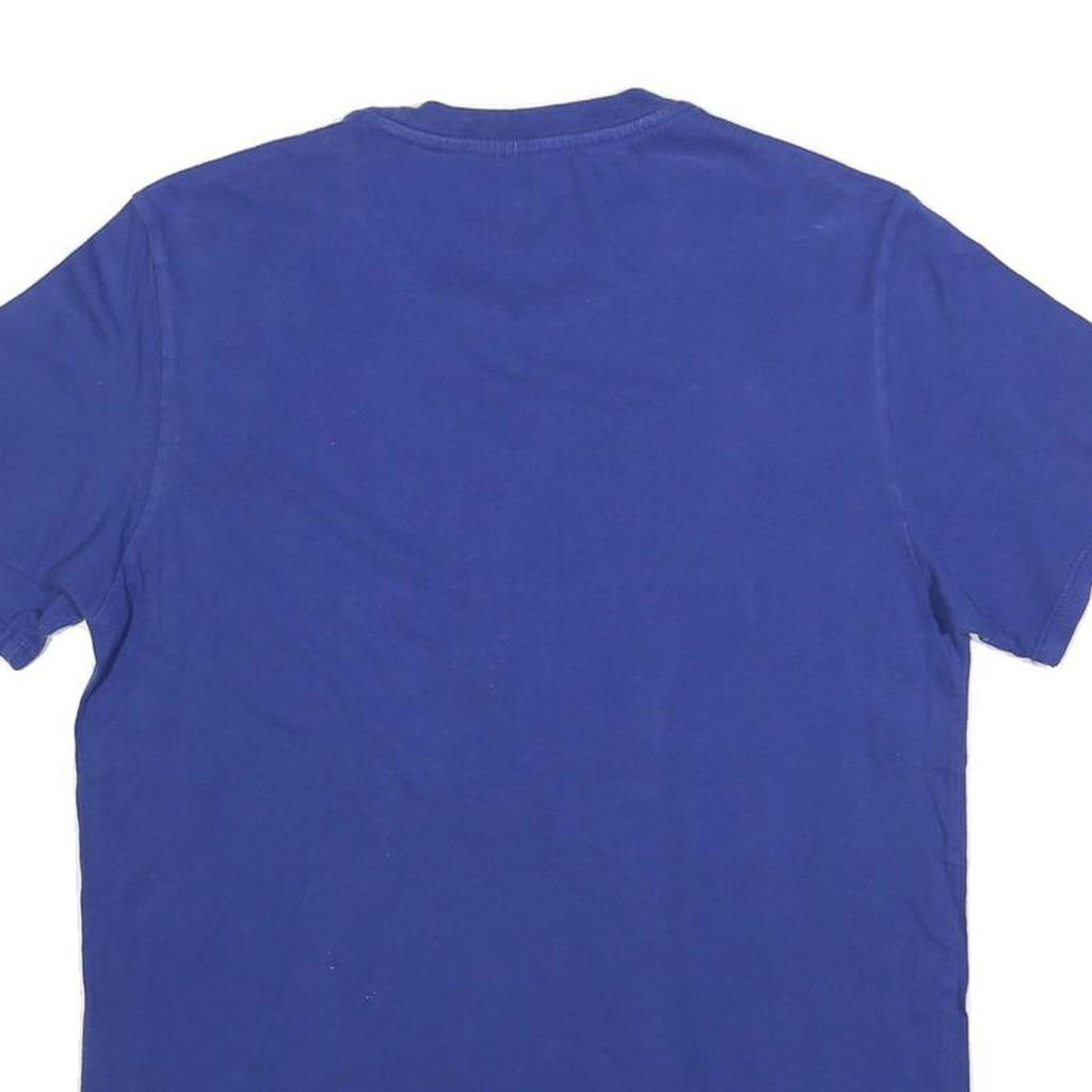 LEVI'S Mens Blue Crew Neck Short Sleeve T-Shirt M Cotton Blend Graphic Print