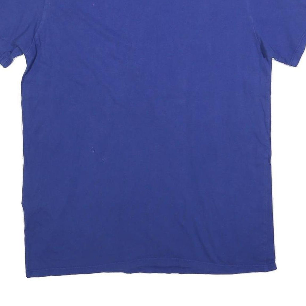 LEVI'S Mens Blue Crew Neck Short Sleeve T-Shirt M Cotton Blend Graphic Print