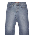 LEE COOPER Mens Jeans Blue Regular Straight Denim Medium W34 L32 Casual Classic