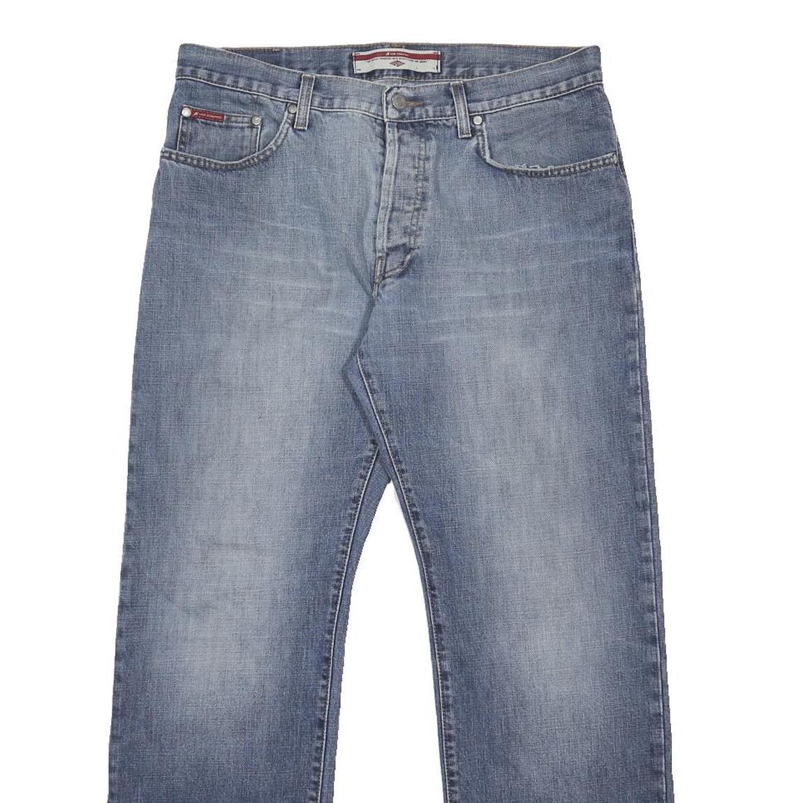 LEE COOPER Mens Jeans Blue Regular Straight Denim Medium W34 L32 Casual Classic