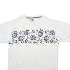 TOMMY HILFIGER Womens White Floral Graphic T-Shirt XL Short Sleeve Crew Neck