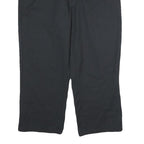 DICKIES Mens Cotton Black Regular Straight Trousers W38 L34 Workwear Zip Fasten