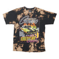 CHEMISTRY Mens Black & Brown Tie Dye Chevrolet Camaro Graphic T-Shirt L Short