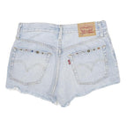 LEVI'S Womens Denim Blue Casual Shorts XXS W25 Embellished Detail