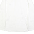 LEVI'S Mens White Plain Shirt S Classic Casual Button-Down Collar Cotton