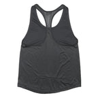 REEBOK Womens Black & White Graphic Tank Top S Sleeveless Racerback Performance