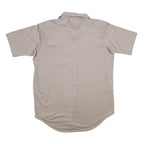 JC PENNEY Mens Beige Polyester Shirt XL Casual Classic Pocket Button Down