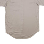 JC PENNEY Mens Beige Polyester Shirt XL Casual Classic Pocket Button Down