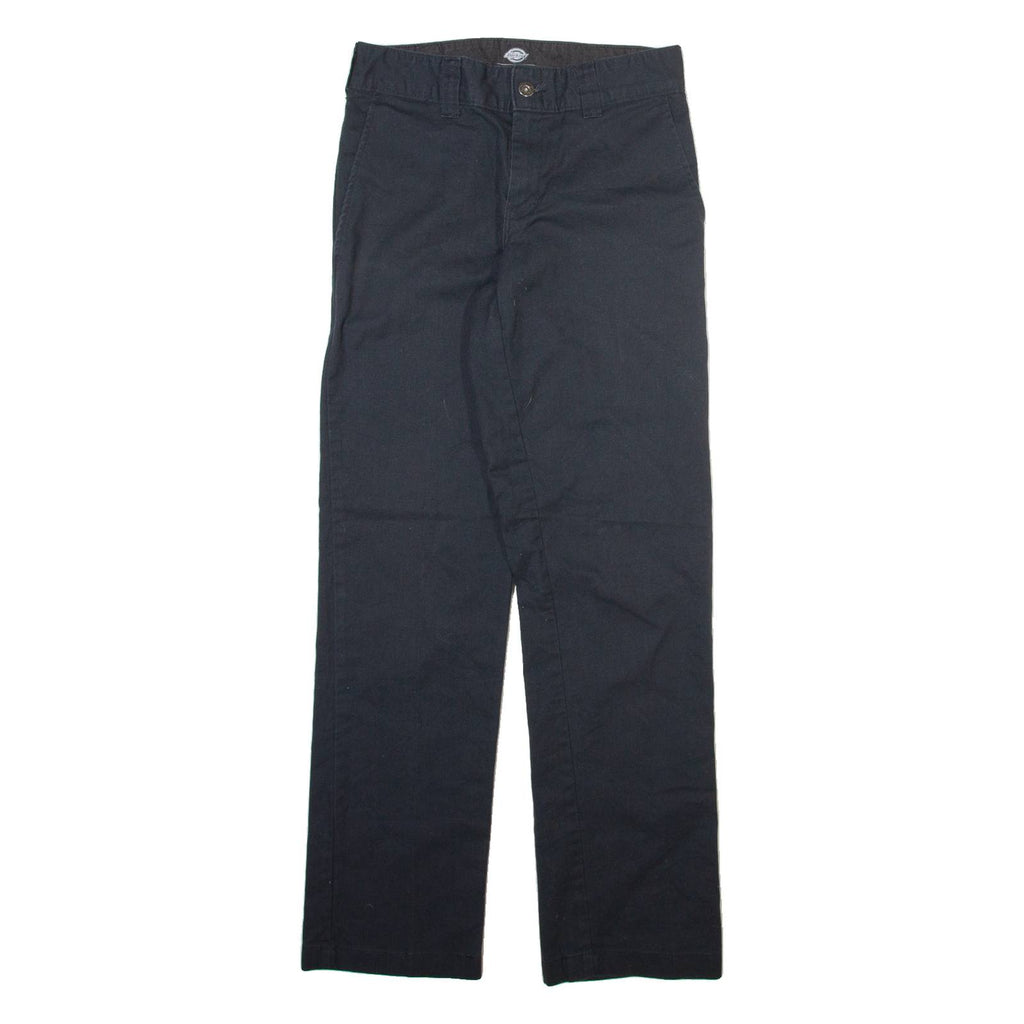 DICKIES Mens Trousers Black Regular Straight W28 L32