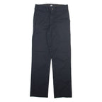 DICKIES Mens Trousers Black Regular Straight W28 L32