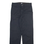DICKIES Mens Trousers Black Regular Straight W28 L32