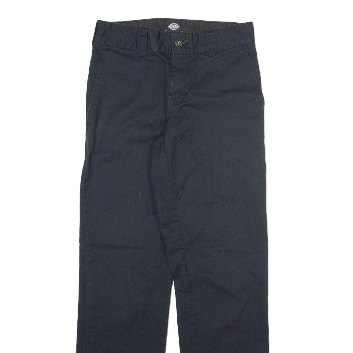 DICKIES Mens Trousers Black Regular Straight W28 L32
