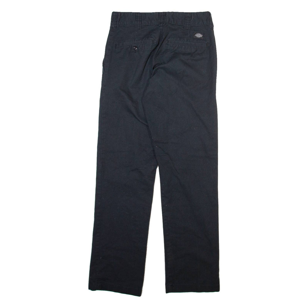 DICKIES Mens Trousers Black Regular Straight W28 L32