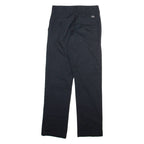 DICKIES Mens Trousers Black Regular Straight W28 L32