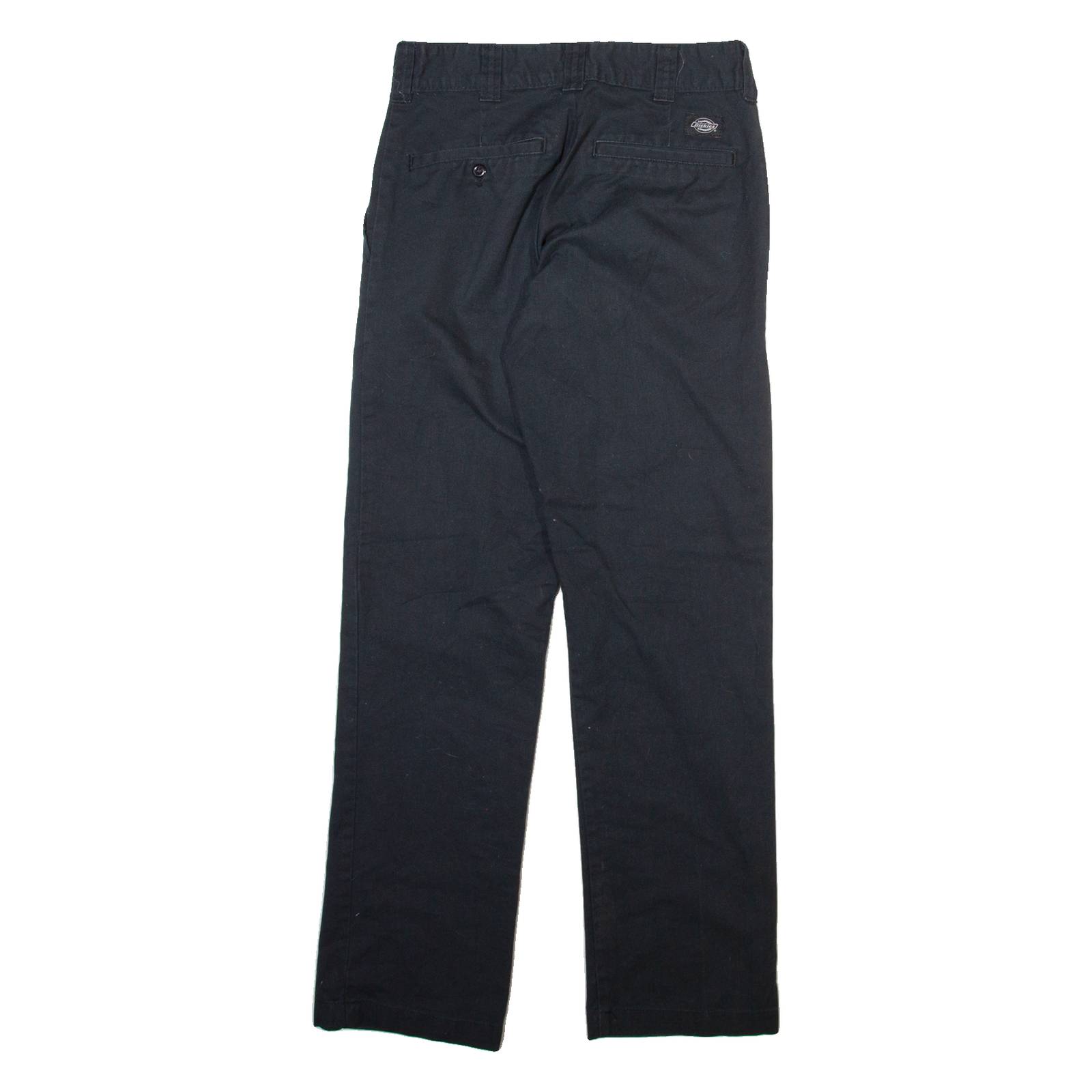 DICKIES Mens Trousers Black Regular Straight W28 L32