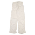 AMERICAN EAGLE Womens Trousers Cream Regular Wide-Leg W27 L31