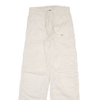 AMERICAN EAGLE Womens Trousers Cream Regular Wide-Leg W27 L31