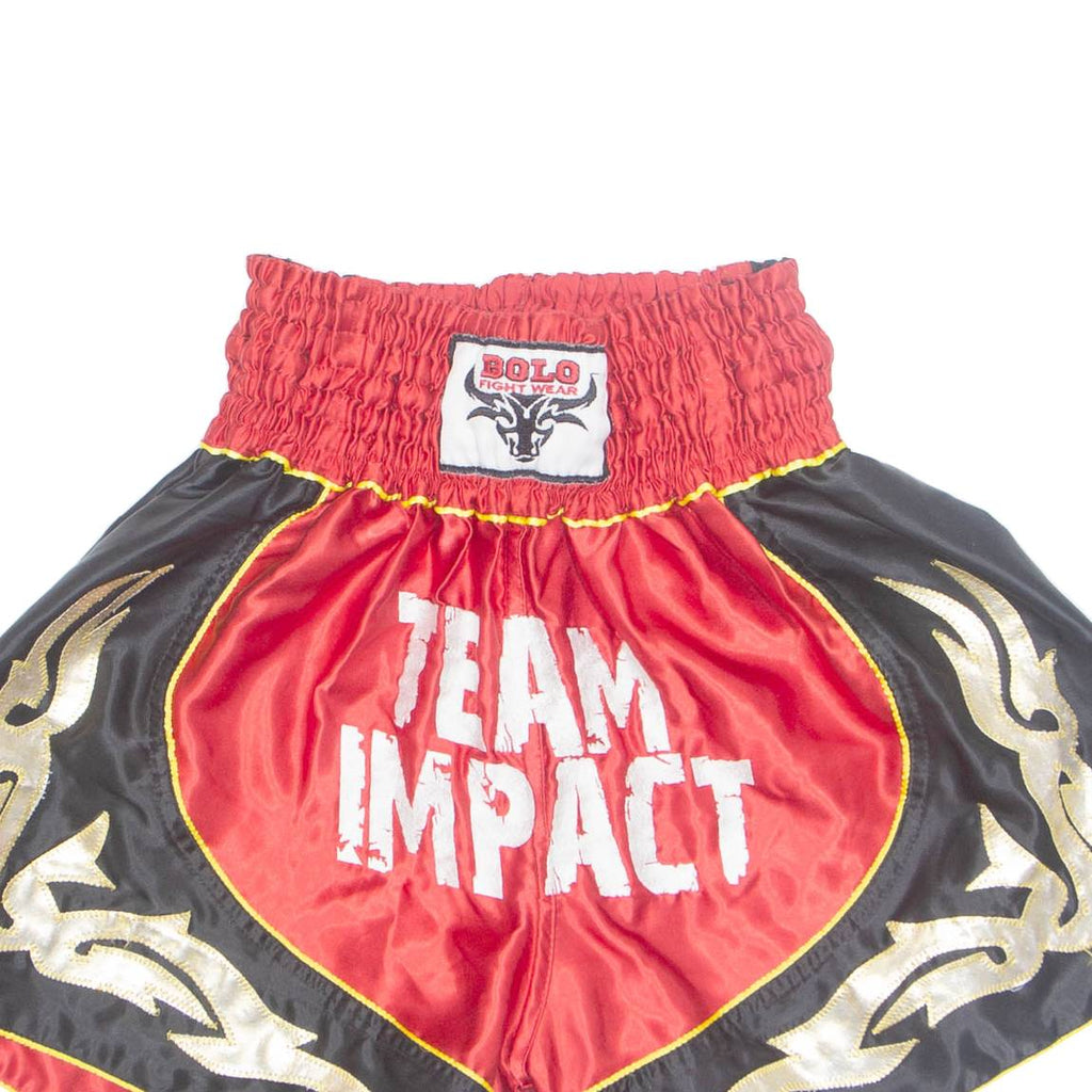 BOLO Fighting Wear Team Impact Isle Of Man Mens Sports Shorts Red L W20
