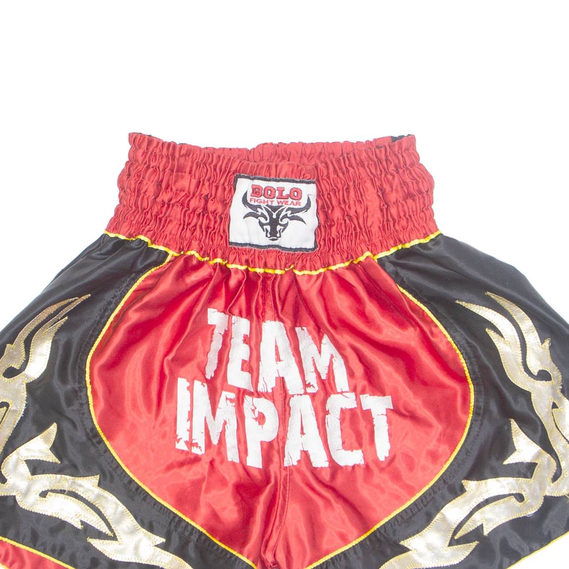 BOLO Fighting Wear Team Impact Isle Of Man Mens Sports Shorts Red L W20