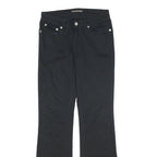 RALPH LAUREN POLO JEANS COMPANY Womens Black Cotton Blend Regular Flared
