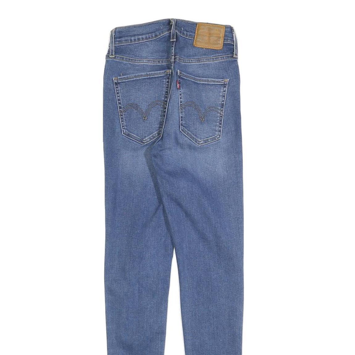 LEVI'S Big E Womens Slim Fit Skinny Denim Jeans Blue W24 L30 Authentic Vintage