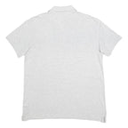 KAPPA Mens Light Grey Polo Shirt XL Cotton Blend Basic Short Sleeve Casual