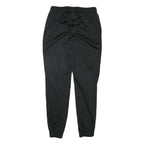 REEBOK Mens Joggers Black M W28 L29 Polyester Blend Slim Tapered Reflective Logo