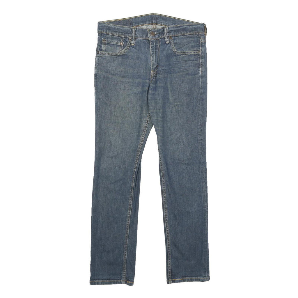 LEVI'S 511 Slim Mens Jeans Blue Slim Skinny Denim Medium W30 L30 Stylish Zip