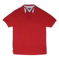 POLO RALPH LAUREN Mens Red Short Sleeve Plain XL Classic Cotton Blend Polo Shirt