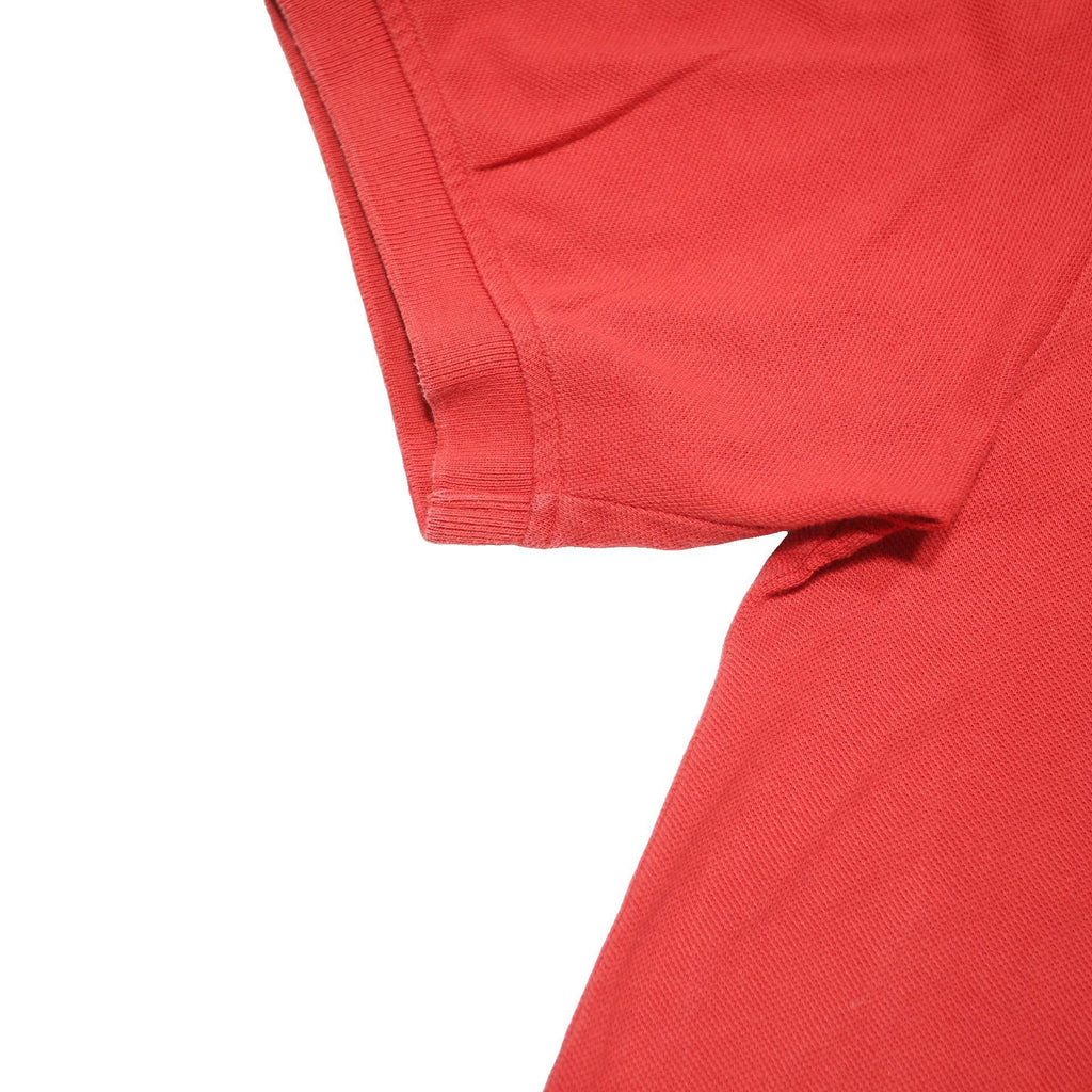 POLO RALPH LAUREN Mens Red Short Sleeve Plain XL Classic Cotton Blend Polo Shirt