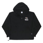 CHAMPION Mens Black Pacific Tigers Windbreaker Jacket L Polyester Blend Zip