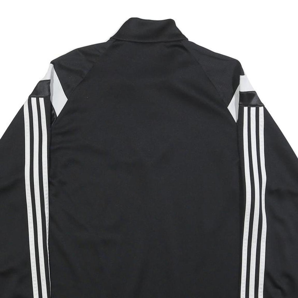 ADIDAS Mens Black & White Football Club 1/4 Zip Sweatshirt M Athletic Sportswear