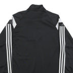 ADIDAS Mens Black & White Football Club 1/4 Zip Sweatshirt M Athletic Sportswear