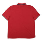 NAUTICA Mens Red Polo Shirt 2XL Cotton Blend Short Sleeve Basic Casual Top