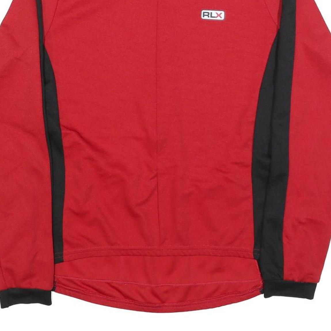 POLO SPORT RALPH LAUREN Womens Red & Black Modern Long Sleeve Crew Neck T-Shirt