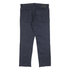 CALVIN KLEIN JEANS Mens Cotton Blend Blue Slim Trousers W36 L29 Stylish Casual