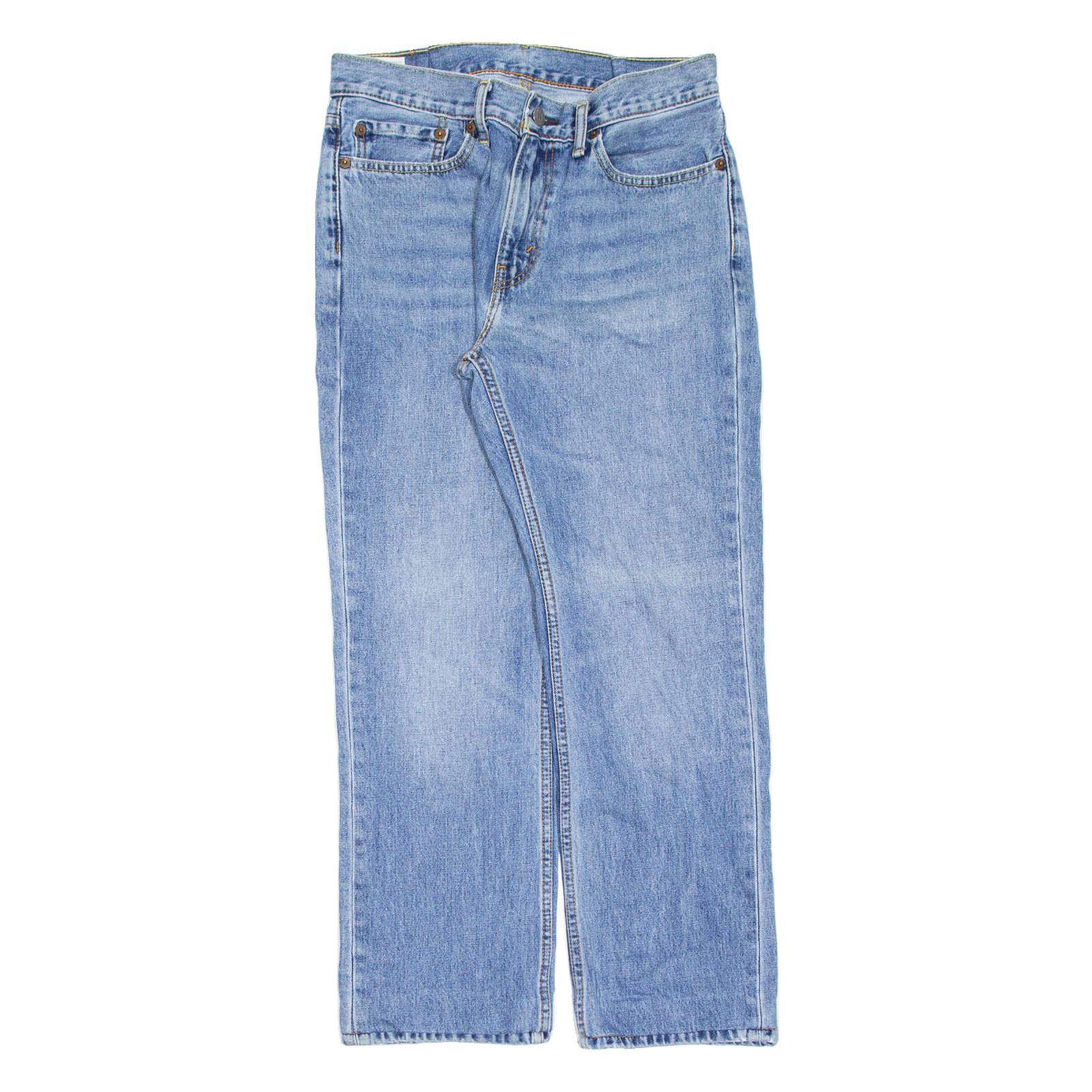 LEVI'S 514 Jeans Mens Blue Regular Straight Stone Wash W32 L26