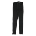 LEVI'S Womens Black Slim Jeans Denim W26 L30 Zip Classic Skinny Cotton Blend